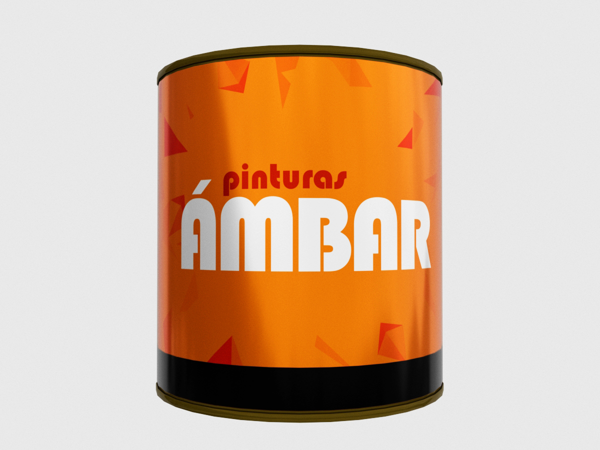 ESMALTE ÁMBAR ROJO 900 ML.