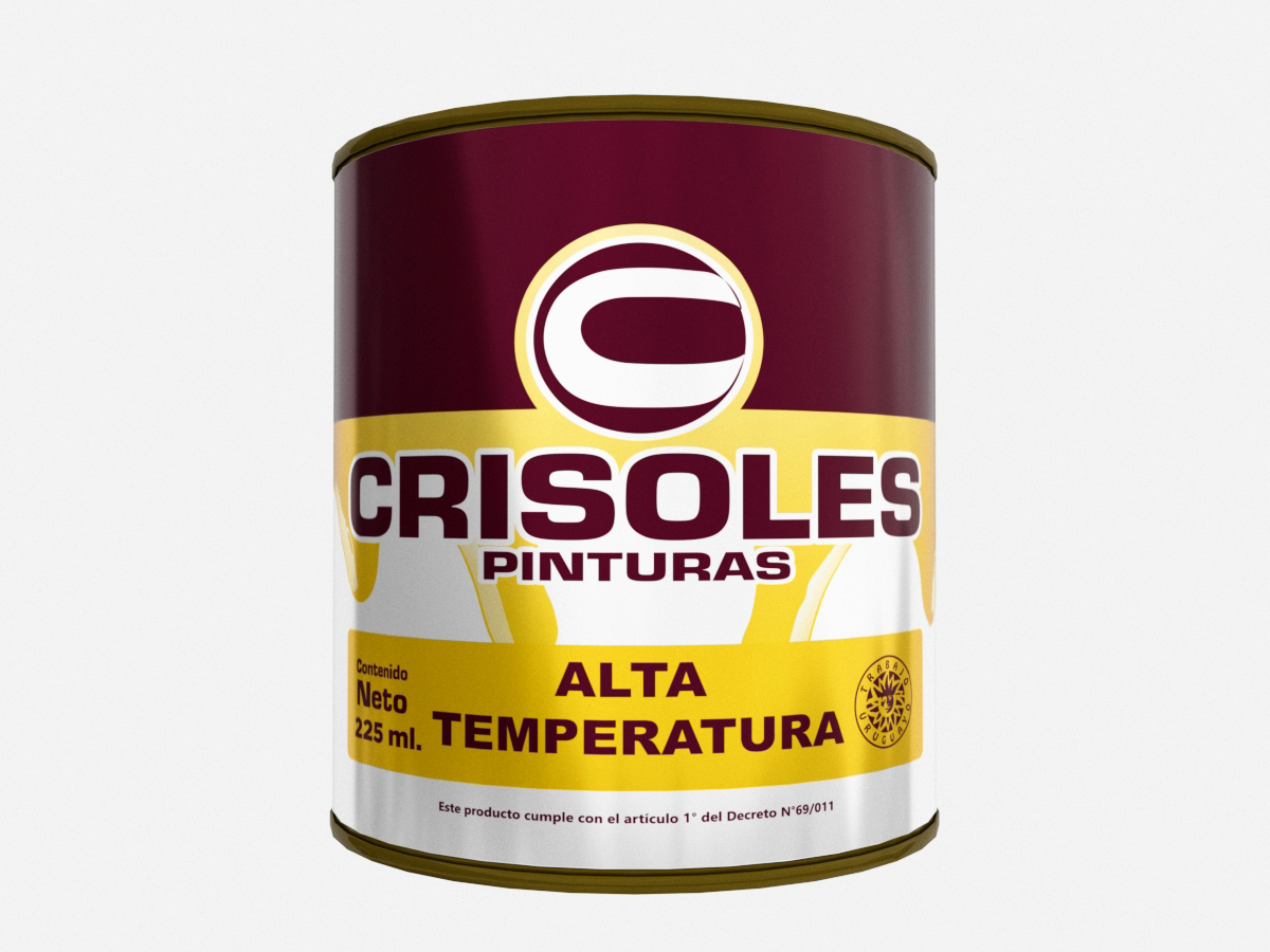 ESMALTE NEGRO ALTA TEMPERATURA 225 ML