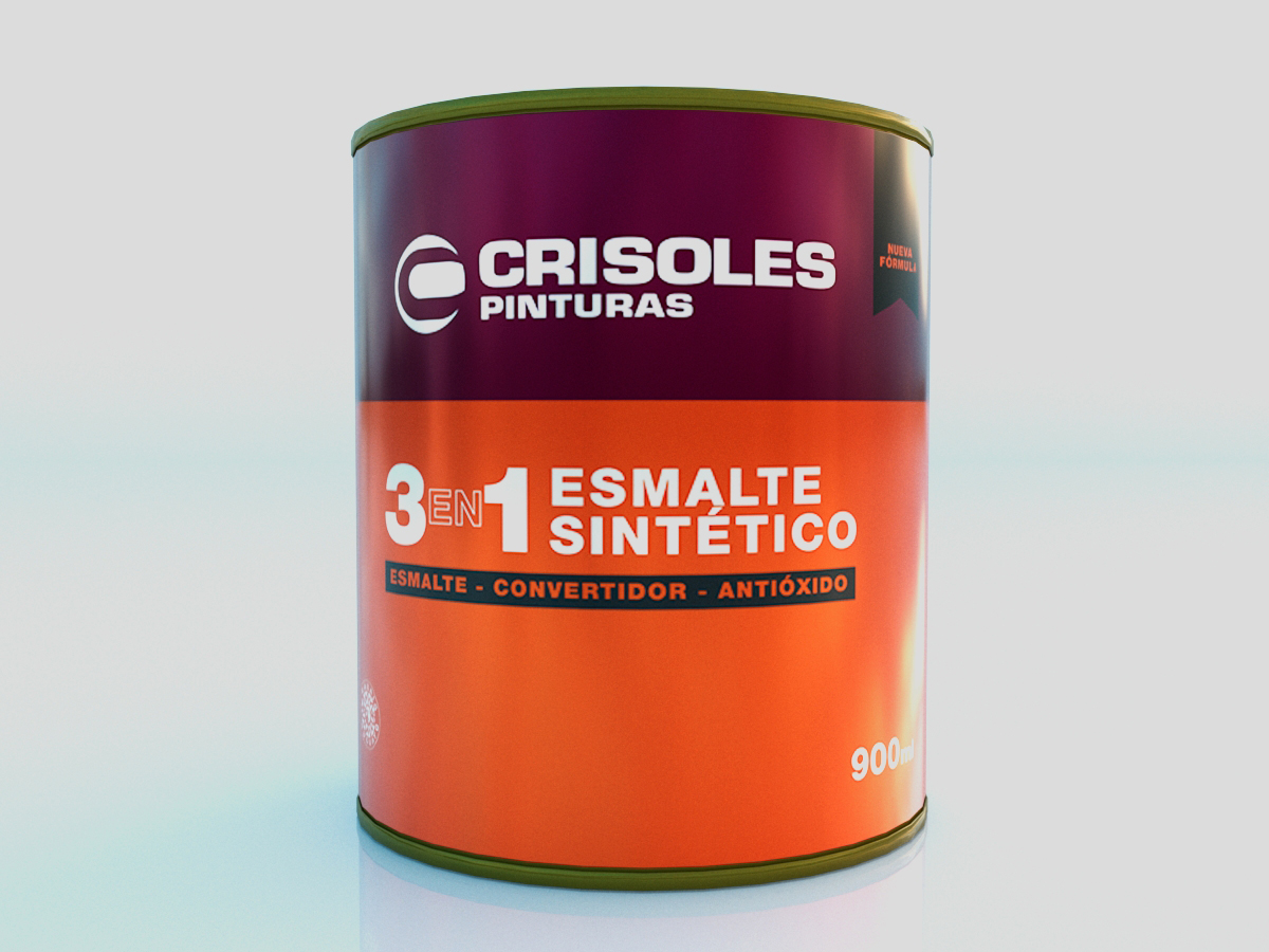 ESMALTE AZUL 900 ML.